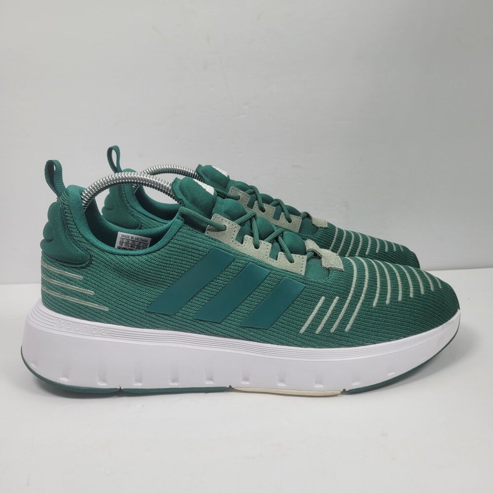 Adidas Swift Run 23 Men's Green/White Running Shoes IG4705 US Size 12